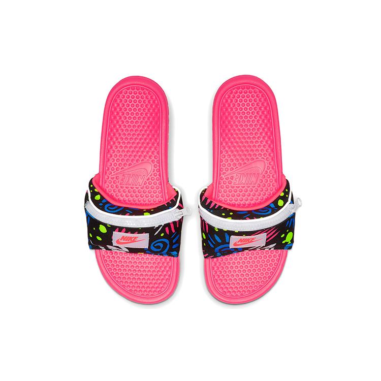 Nike Benassi Jdi Print Slide Fanny Pack Neon CJ2967-600