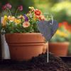 30 stk. Plantemærkehager 30 cm Rustfri Rustfrit Stål Havepæle Markører til Blomster Plantekasser Beholdere Universelle Have Skiltstøtter