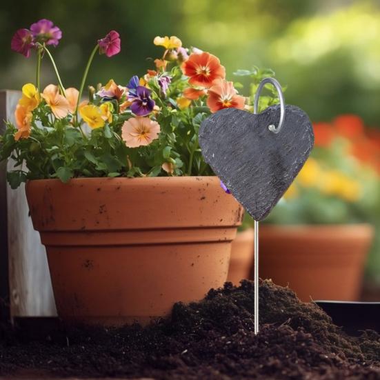 30 stk. Plantemærkehager 30 cm Rustfri Rustfrit Stål Havepæle Markører til Blomster Plantekasser Beholdere Universelle Have Skiltstøtter