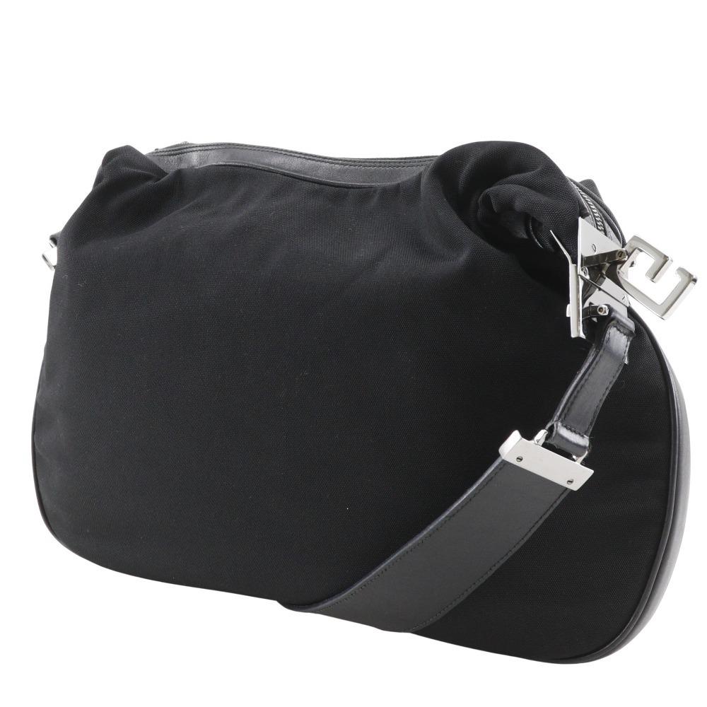 GUCCI Shoulder Bag 001.3341.3444 black Nylon canvas Women Used