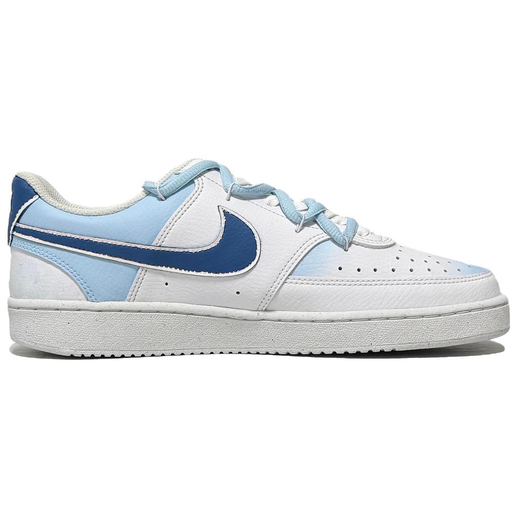 Nike Court Vision 1 West Highland Puppy Cushioning Low Top Skateboard Shoes Women's White Blue DH3158-100(Team61-)