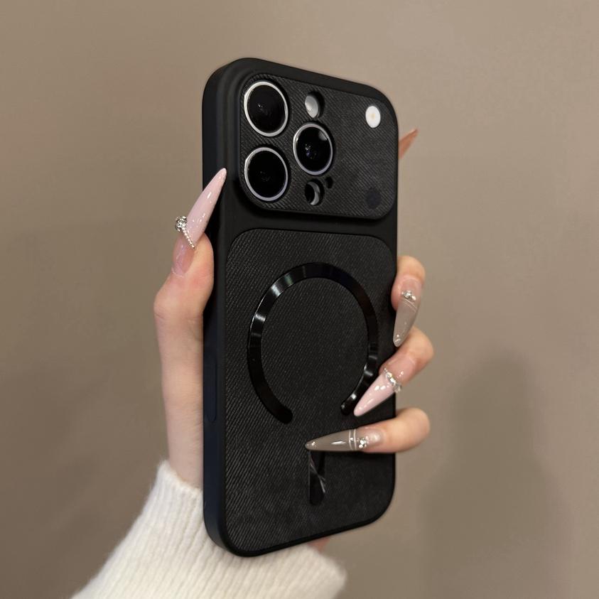 17pro max for Wireless Charging Case For For Iphone 17 16 1 14 13 Pro Max 11 12 Magnetic Jeans Pattern Cover