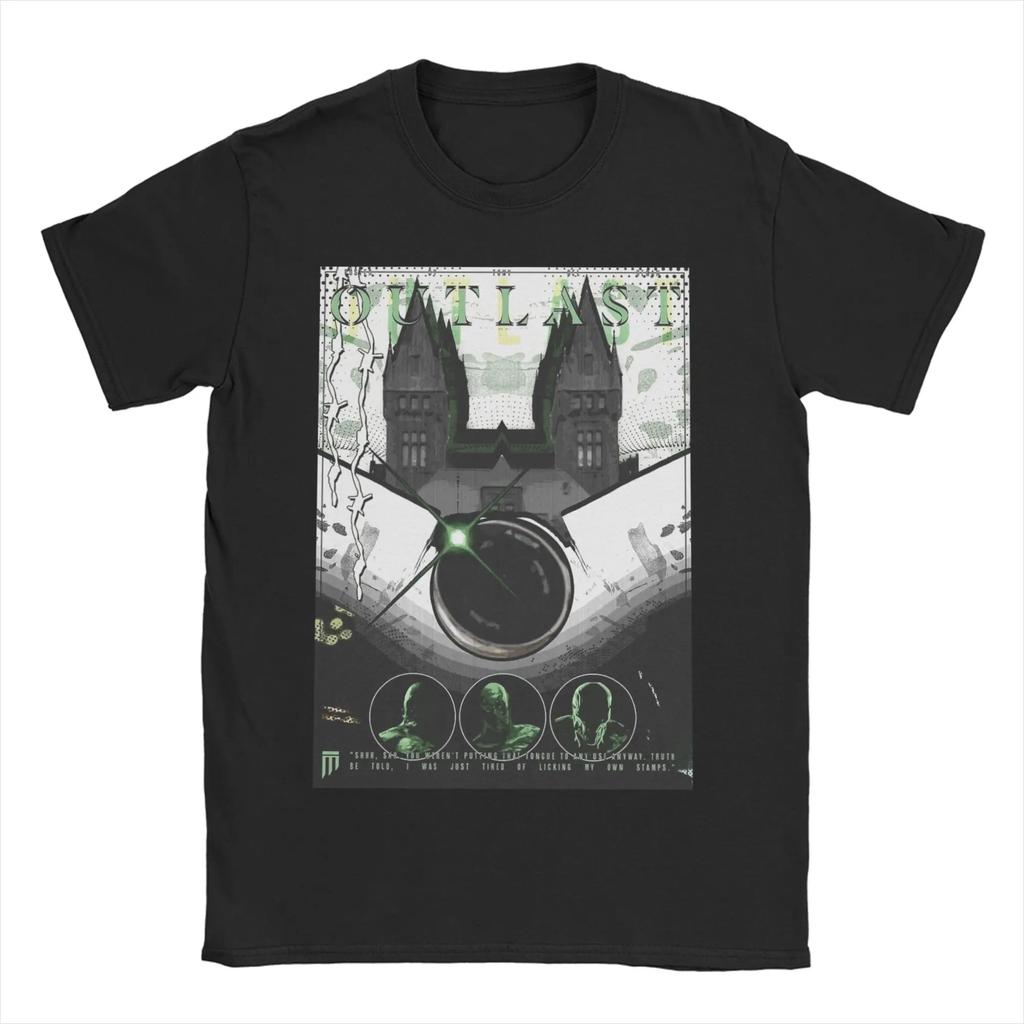 2026 Outlast Trials Eddie Gluskin TShirt for Unisex Women Vintage Cotton Tee Shirt Short Sleeve T Shirts Gift Idea Clothes