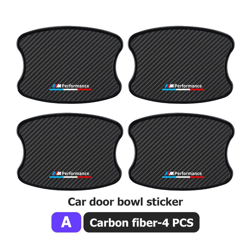 

For BMW Car Door Handle Stickers Scratch-resistant Handles Bowl Decals Decorative Films 5 Series G30 G31 G32 G38 2021 2020 2019