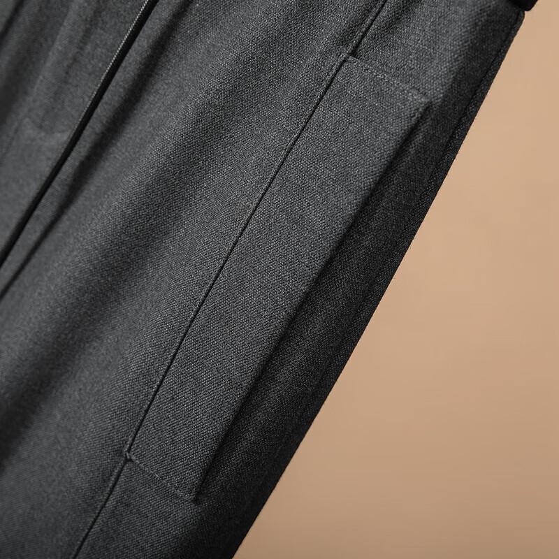 Si Bo She Women's Color Block High-Waist Curved-Leg Casual Pants