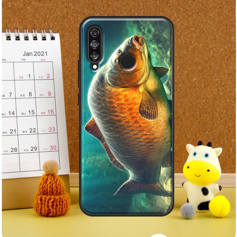Carp Fishing For Huawei Nova 3i 7i 8i 11i 12i 9 10 SE Y60 Y61 Y70 Y72 Y73 Y90 Y91 P20 P30 P40 Lite Case