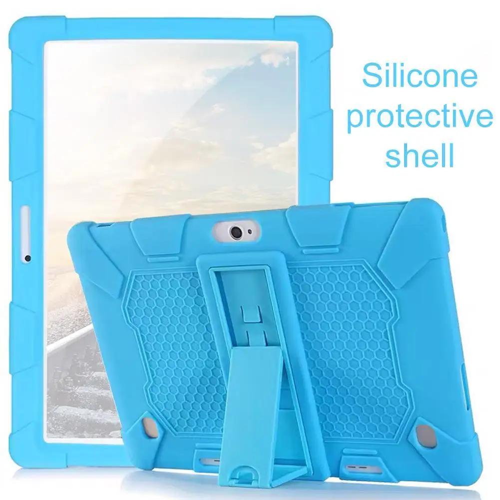 Für 10-Zoll-Tablet-PC Silikon-Schutzhülle Stoßfeste Rückabdeckung Ständer Schutzhülle Universal-Tablet-PC Sturzschutz