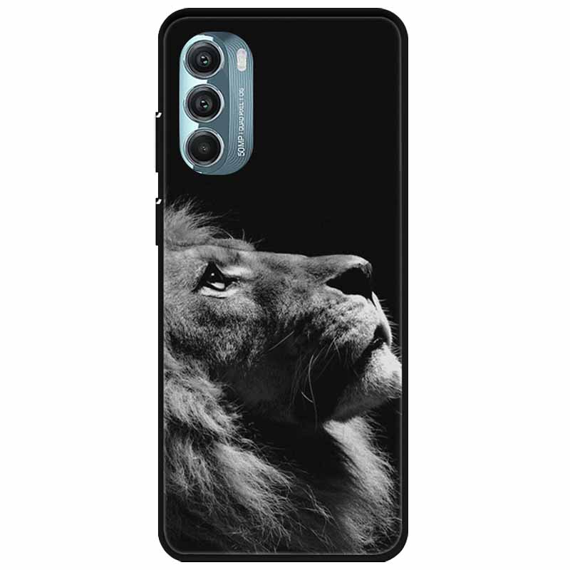 For Moto Edge 2022 Case Silicone Luxury Cartoon TPU Bumper For Motorola Edge (2022) Soft Phone Cover Shell on for MotoEdge Dog