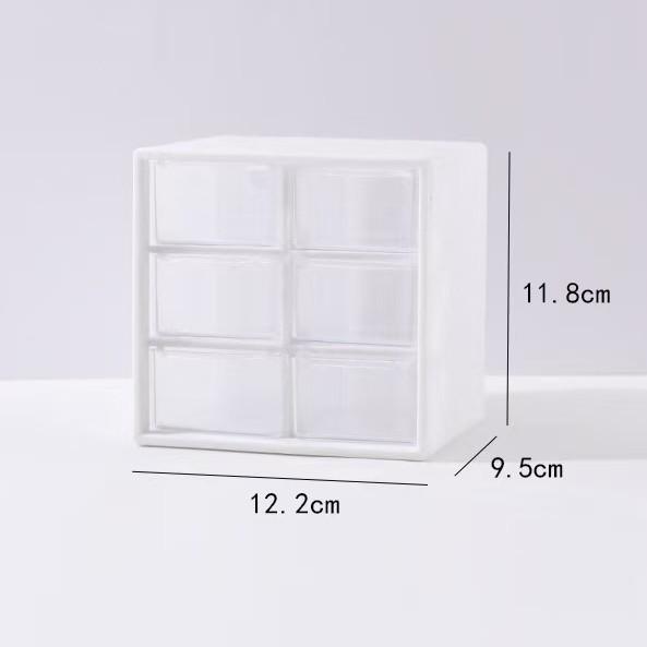 

Прозрачный органайзер с девятью отделениями для хранения украшений и косметики