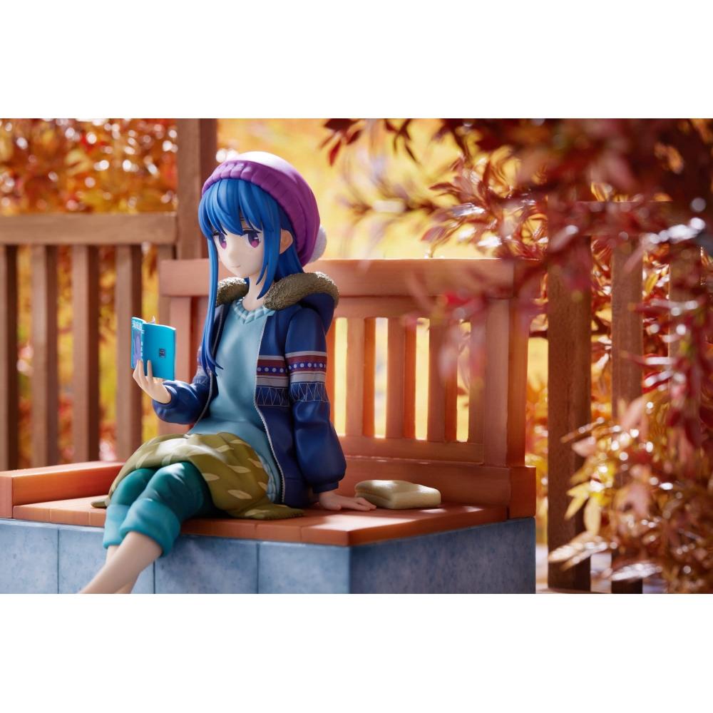 Amiami Yurucamp Delta Shima Rin versiune baie de picioare. Figurina finisata pictata PVC&ABS la scara 17