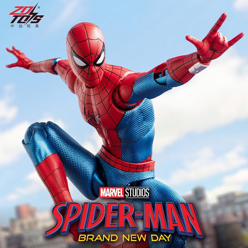 Zhongdong Legetøj Spider-Man Frisk Start Figur Marvel Iron Man Model Statue Samlerobjekt Actionfigur til Drenges Fødselsdagsgave