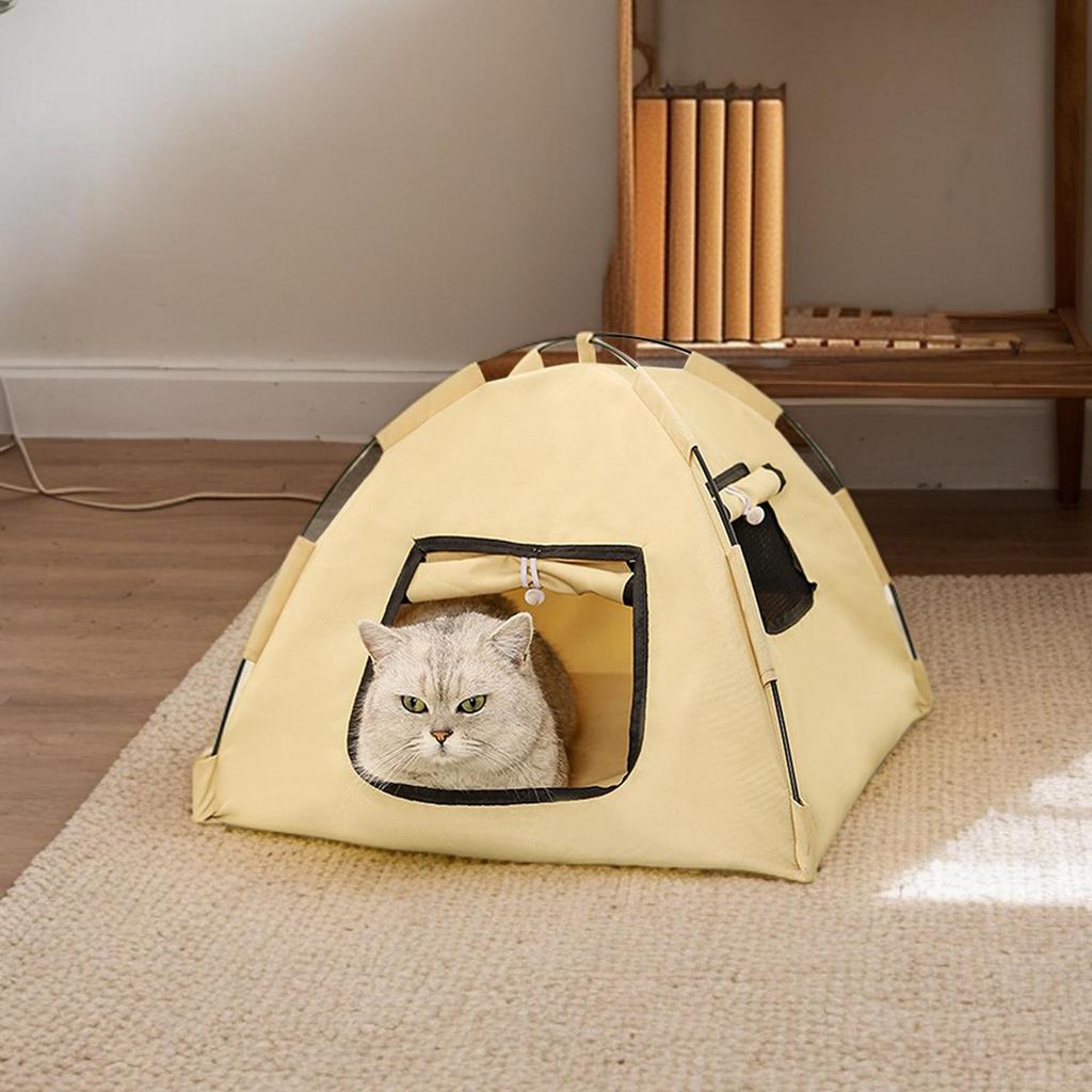 Cat Tent Foldable Pet House for Outside Breathable Portable Cat Tent for Small Animals Beach Travel Camping Balcony Adventure