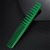 Green Hair Comb for Women Japanese Style Combs with Measurement Scale Wide Teeth