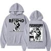 Anime Jujutsu Kaisen Fushiguro Toji Retro Mikiny Pánské Harajuku Vintage Manga Dlouhý Rukáv Fleece Volné Módní Ležérní Tepláková souprava