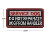 Individuelles Hundegeschirr Klettverschluss-Patch: Servicehund Abzeichen & Trainings Moral Abzeichen