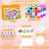 Fuse Beads Kit - 72 Colors 5mm Fuse Beads Set with Pegboards, Ironing Papers and Accessories, Fuse Beads 3 Boxes, DIY Craft Kits for Kids, Arts and