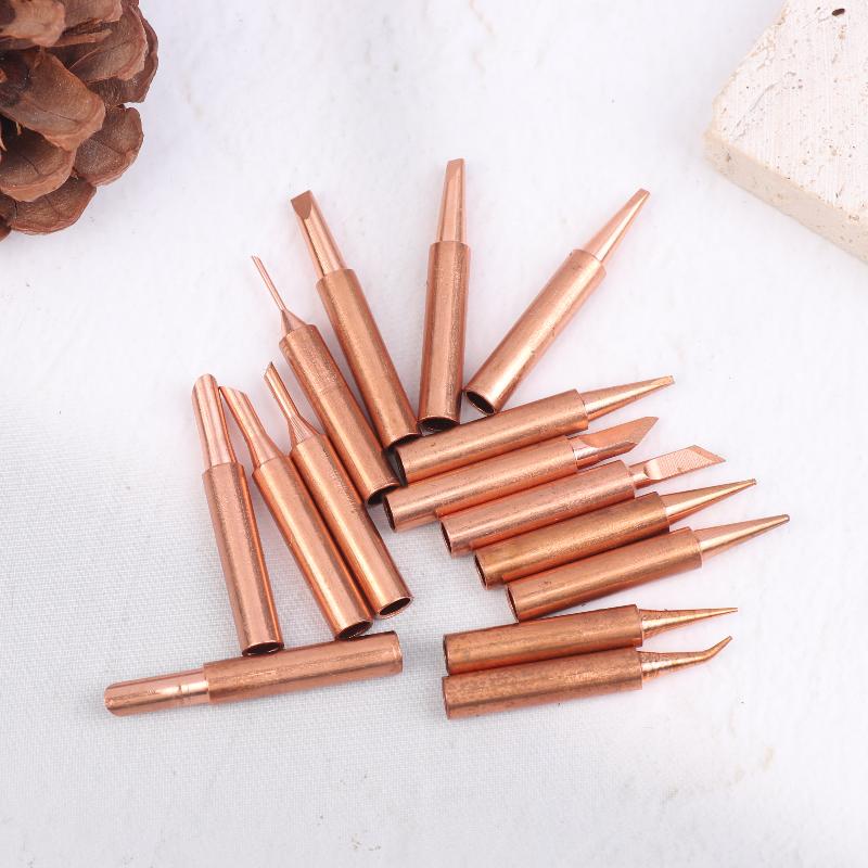 900 Reines Kupfer Lötkolbenspitze Lötkolbenspitze Reines Kupfer Nicht-Magnetisch Löthorn Elektrische Lötkolbenspitze