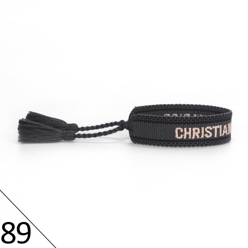 Handmade Embroidered Friendship Bracelet with Tassels for Women