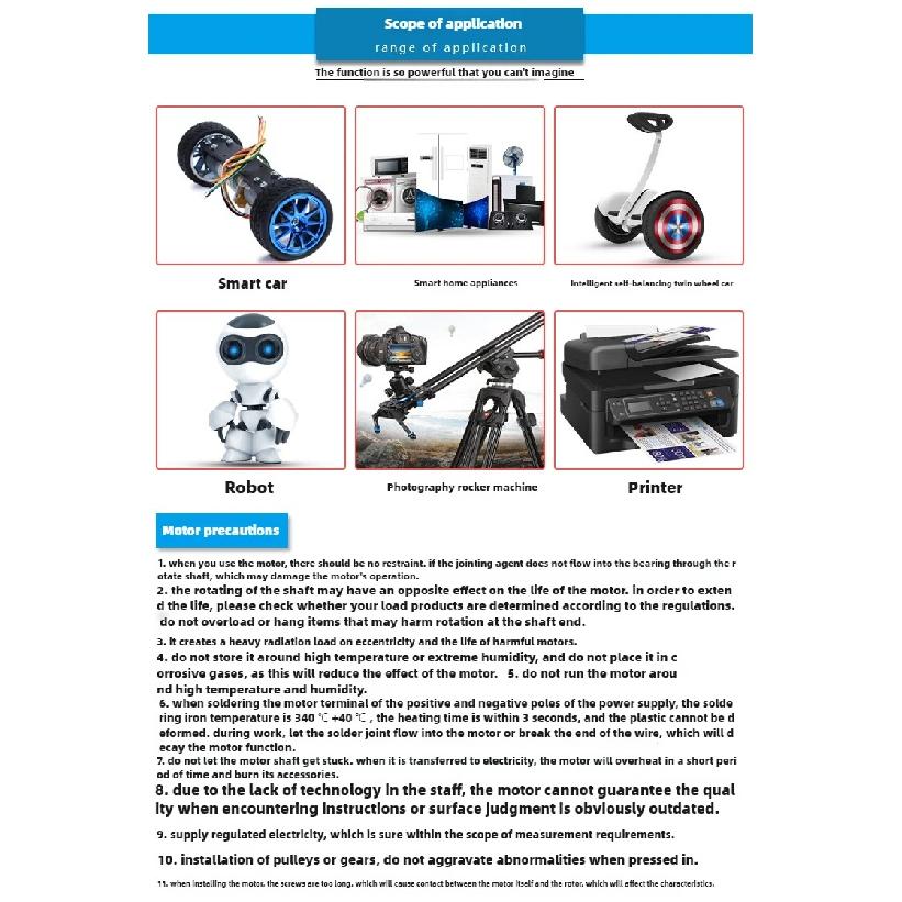 JGA25-370 DC gear motor encoder can measure the speed of steering robot tracking balance car