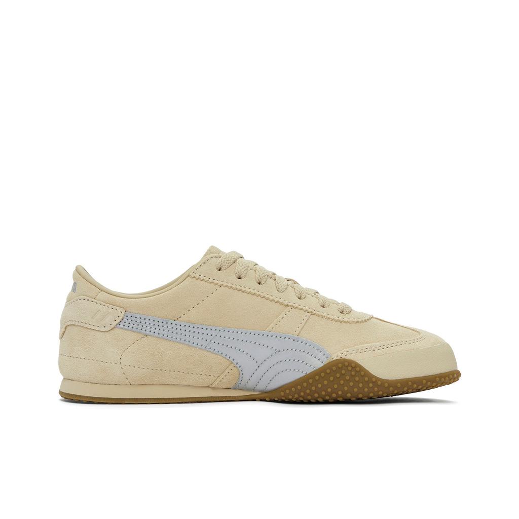 Puma Bella Ut Pelle Scamosciata Moda Versatili Scarpe Basse Sneakers Unisex Kaki 402980-02