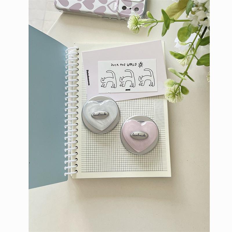 Korean Style Electroplated Heart Magnetic Phone Case for iPhone 17/16 Pro Max/15/14