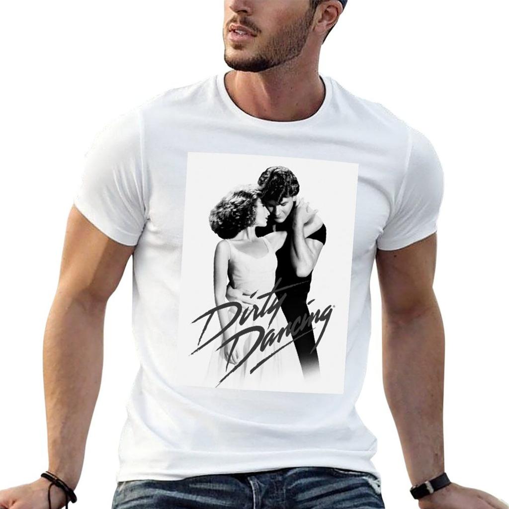 Dirty Dancing Poster Movie TShirt Casual Minimalist Short Sleeve Top