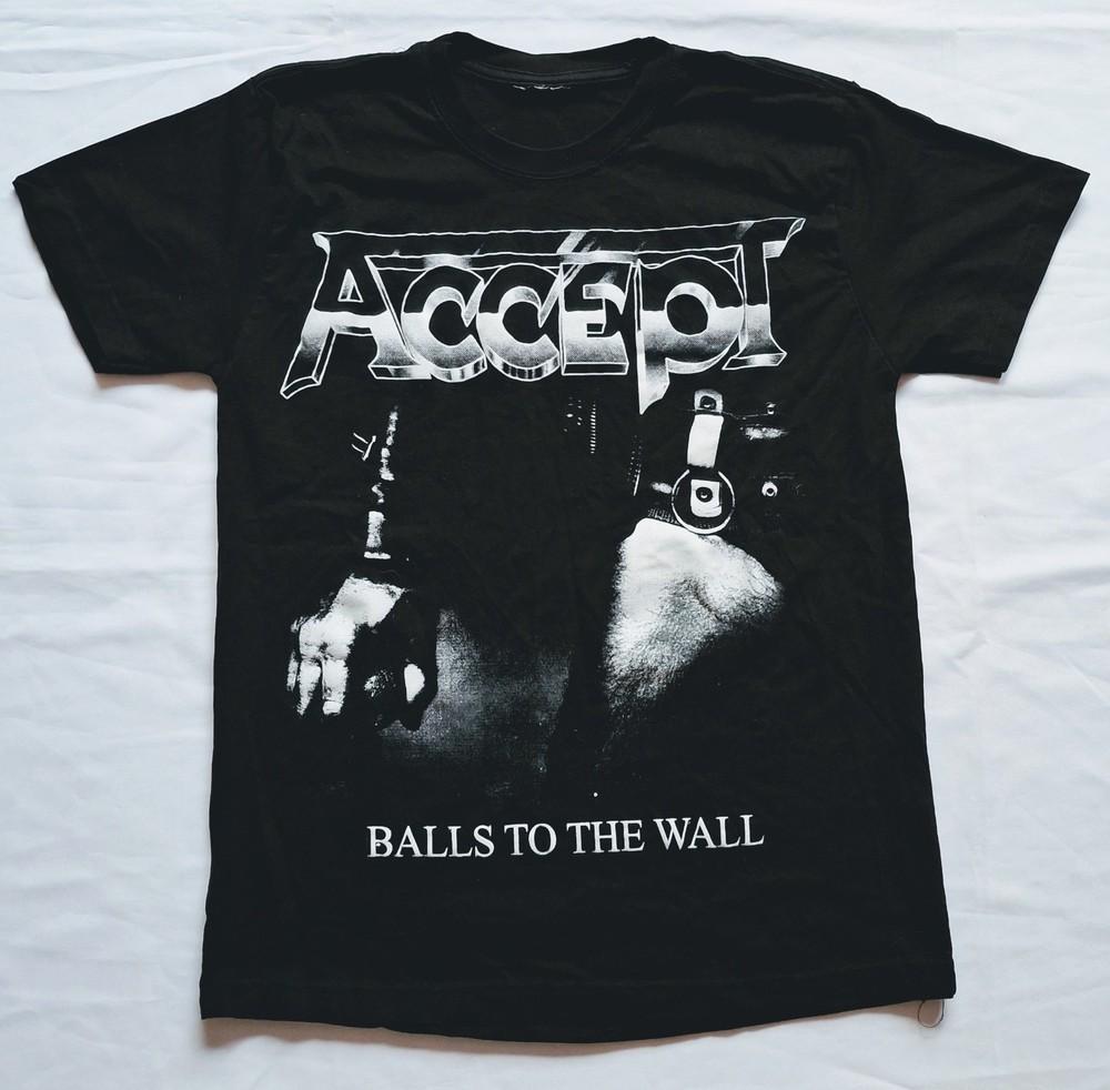 Accept Band Balls To The Wall Tshirt All S to 5XL NZL386 Unisex T-Shirt L