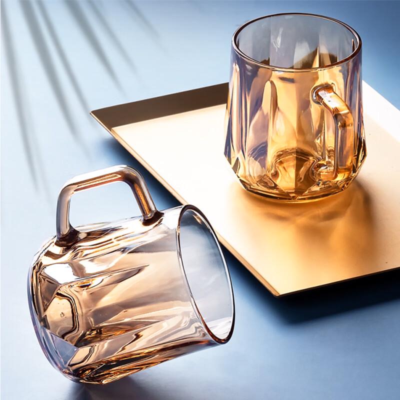 LOVWISH Diamond Double-Walled Glass Tumblers (2-Pack)