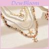 Beach Style Starfish Shell Pearl Necklace Handcrafted For Women Summer