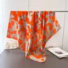 Oil Painting Splicing Simulation Silk Printing Large Square Scarf Silk Scarf Shawl Headscarf Beach Scarf Neck Protection Scarf Decorative Women'S