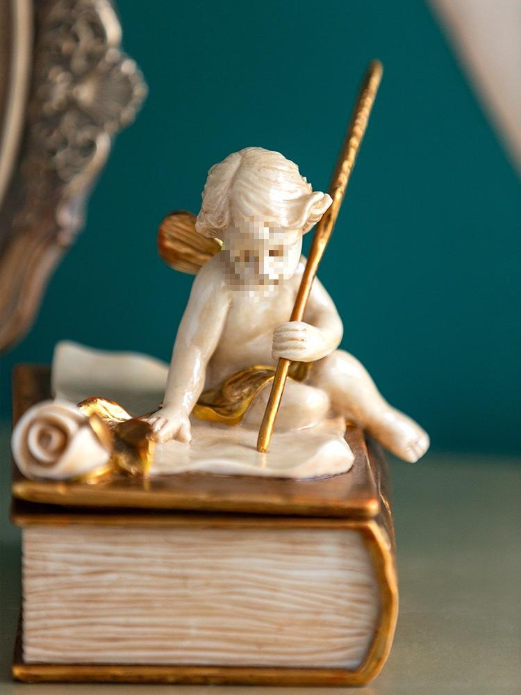 European Style Retro Jewelry Storage Box Creative Desktop Decoration Exquisite Living Room Ornaments Elegant Jewelry Holder