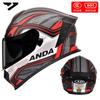 DOT 3C Certified Full Face Motorcycle Helmet Men Women All-Season Riding Safety Gear With Multiple Visor Options