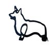 Abstract Simple Minimalist Metal Dog Art  Sculpture Decoration Ornament Wall Art Home Office Desktop Modern Art Creative Decors