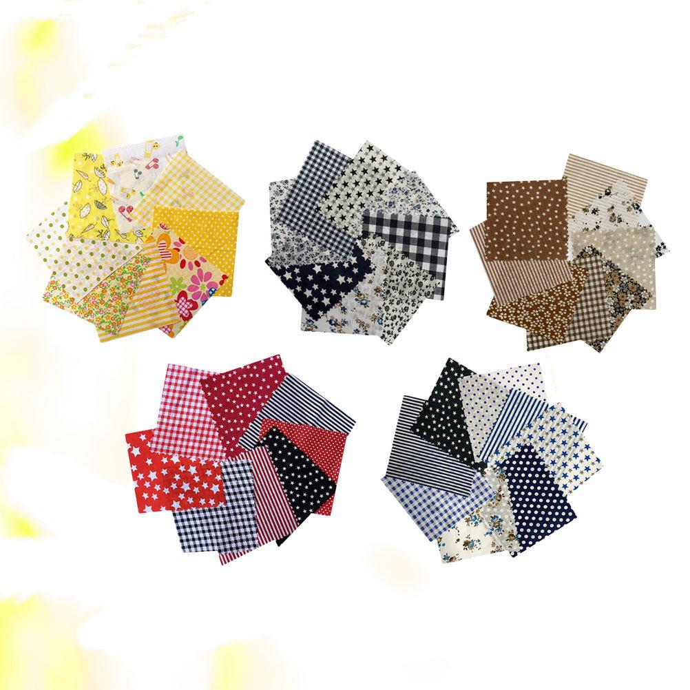 

5 Packs Handmade Craft Fabric Small Cotton Fabrics DIY Material Patchwork Cloth Group other