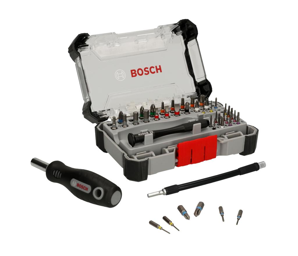 BOSCH Precision Screwdriver Bit Set with Flex Extension Holder 43-Piece