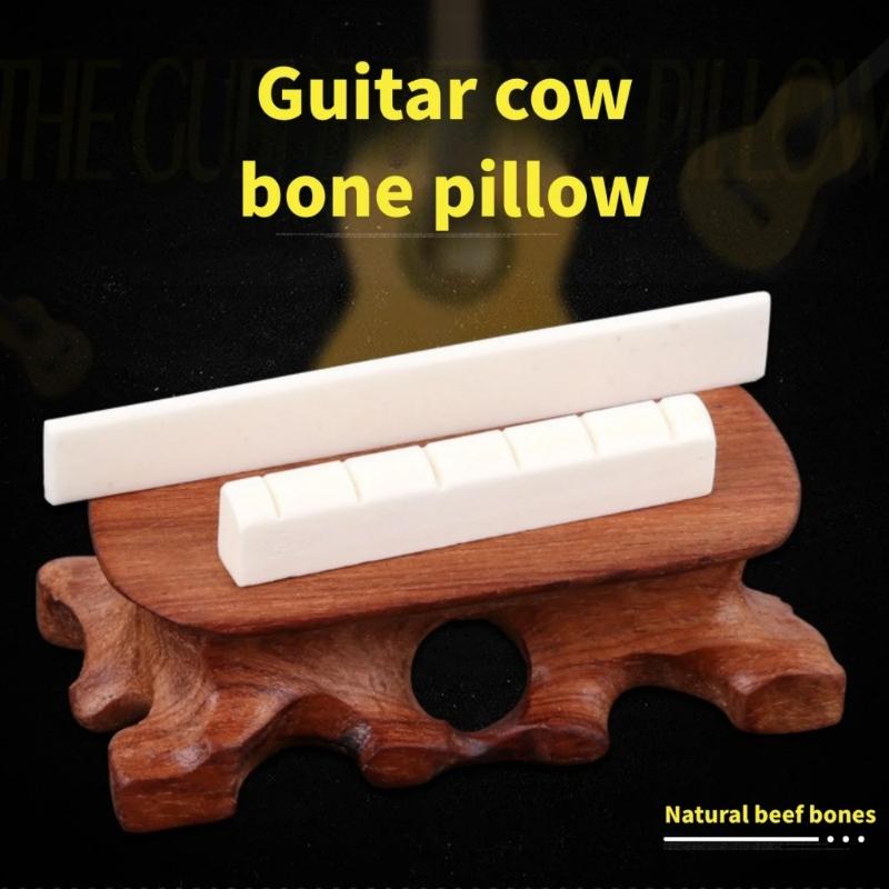 Authentic Guitar Bridge Component Acoustic Guitar Part Guitars Bridge Saddles Replacement for Improved Playabilitys