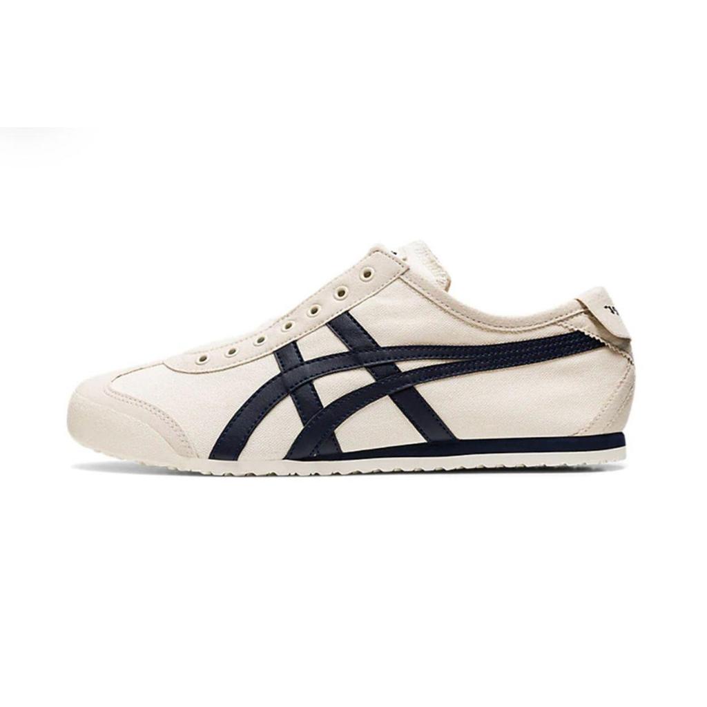 Onitsuka Tiger Mexico 66 Slip On Deluxe Lightweight Low top Casual Shoes Unisex Beige Brown 1183A360-205(Team147-)
