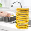 Double-Sided Dishwashing Sponge and Scourer for Degreasing and Stain Removal - Kitchen Cleaning Cloth and Pot Brush.