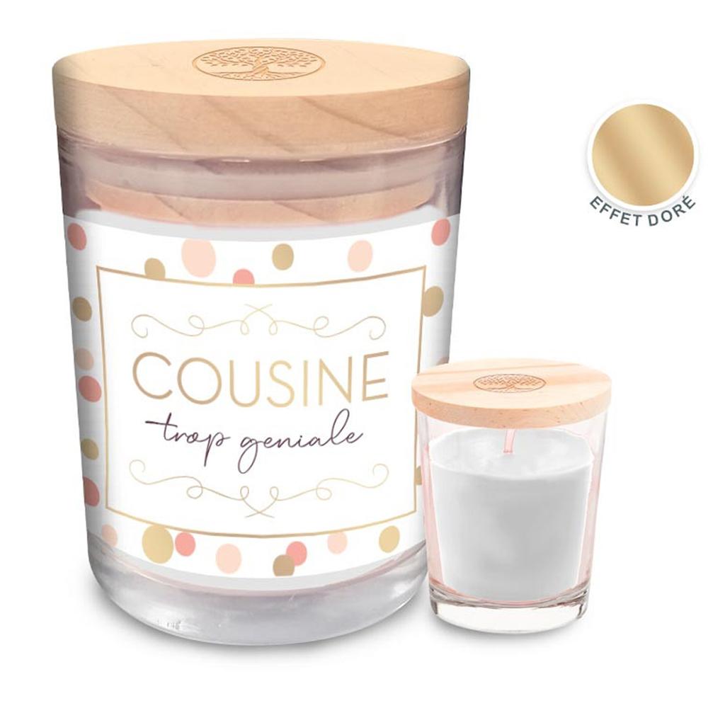 Les Trésors De Lily [R6058] - 'Cousine Trop Géniale' Scented Candle (vanilla) - 92x70mm