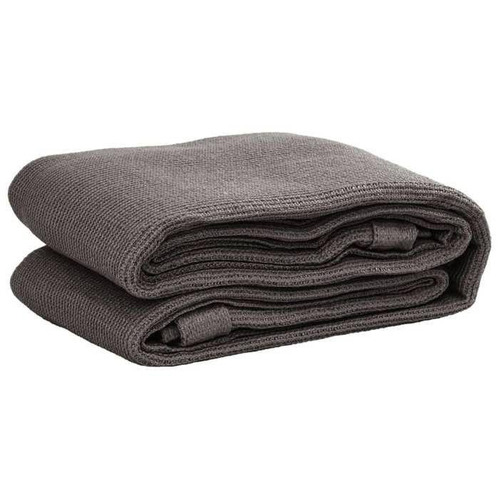 Tapis de tente - vidaXL - 250 x 400 cm - Gris - Imperméable - Fixation pratique