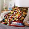 1Pc Minions Christmas Celebration Blanket Soft Throw Blanket For Home Bedroom Bed Sofa Travel Office Solid Christmas Blanket