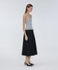 Meuameu Logo Sleeveless Layered Dress