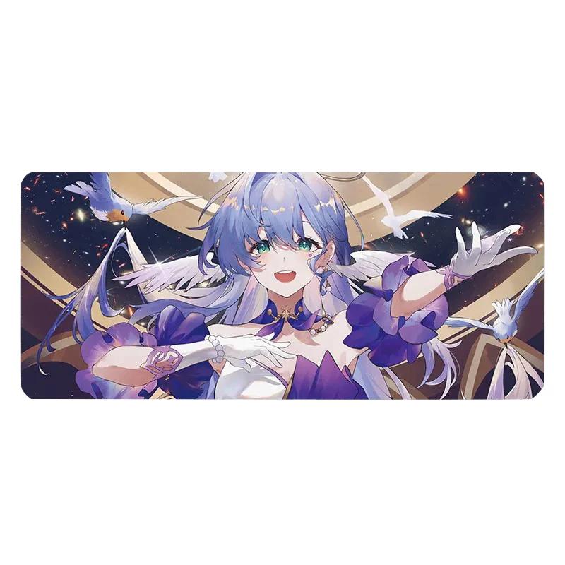Acheron Robin Mouse Pad Honkai Star Rail Large Mousepad Computer Keyboard XXL Padding Anime Pc Gaming Accessories Desk Mat