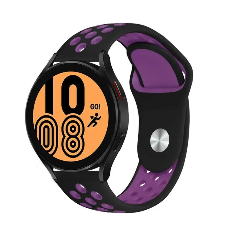 Classic 20mm 22mm Strap for Samsung Galaxy Watch 6 4 Classic 5 Pro 45mm 44mm 40mm 47mm 43mm Sport Silicone For Huawei 4 gt-2-3-Pro