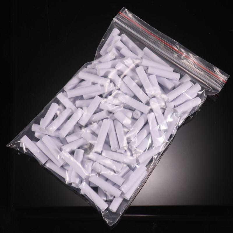 50Pcs/Bag 9mm Disposable Smoking Pipe Filters 6mm Ceramic Activated Carbon Filter Men Tabacco Pipes Accessories