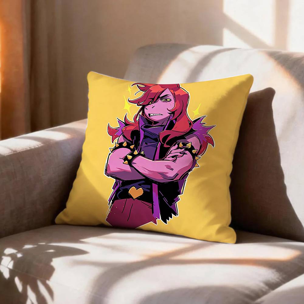 COOL DDeltaruneS Susie Pillow Case Pattern Printed Pillowcase For Living Room Sofa Cushion Cover