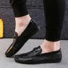 Fashion Leather Men's Casual Shoes Luxury Brand Comfortable Man Loafers Breathable Lightweight Lazy Shoes Slip-on Driving Shoes