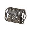 Butterfly Scarf Ring Hollow-out Ring, Rhinestone Holder, Elegant Design Clip Slide for Women Shirts Neckerchiefs Shawls Silk Scarves Stylish