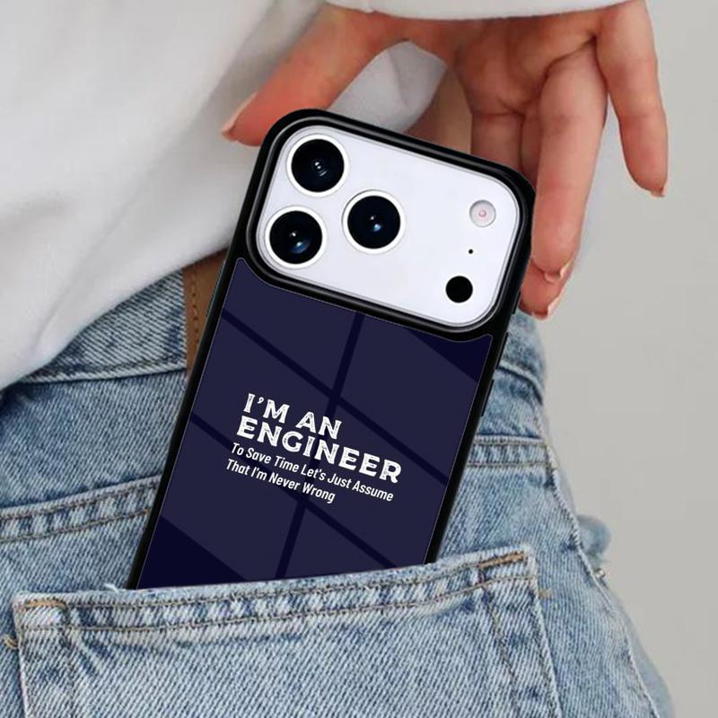 I M An Engineer I M Good At Maths Phone Case for iPhone 16e 15 14 13 12 17 Pro Max Plus Air 17pro Cover Coque