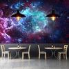 Colorful Galaxy Nebula Wall Mural Starry Space Universe Wallpaper for Bedroom Ceiling Decor